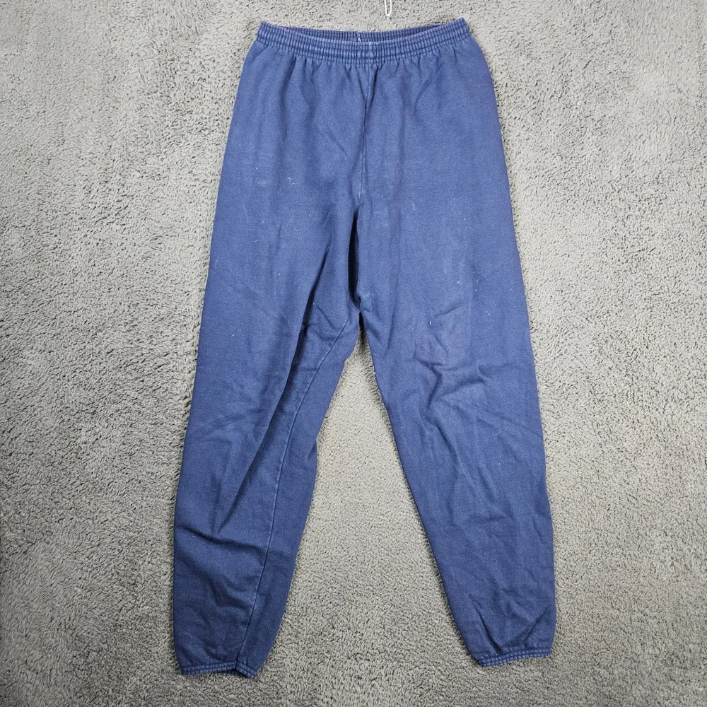 Vintage OshKosh B'Gosh‎ Navy Blue Cotton Sweatpants Made in USA Medium Joggers
